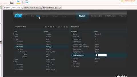 Pentaho CDE Screencast Tutorial part 03