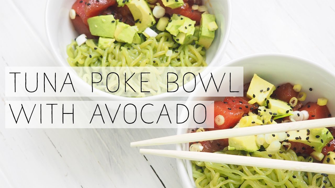 PALEO/ CANDIDA DIET TUNA POKE BOWL // VMerleé YouTube