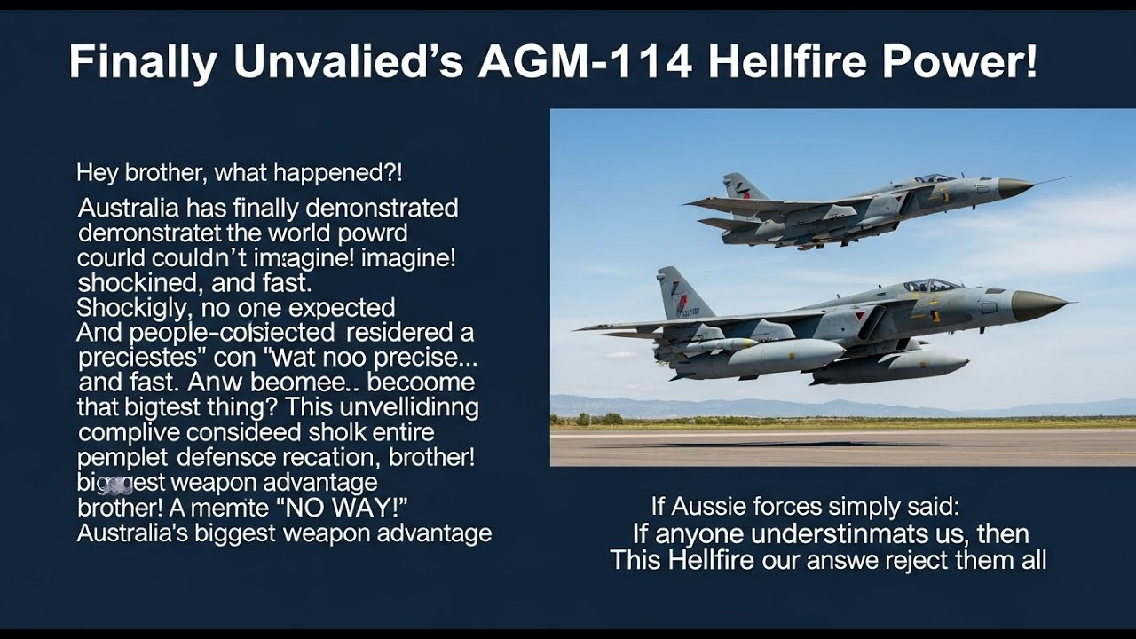 Finally Unveiled: Australia’s AGM-114 Hellfire Power