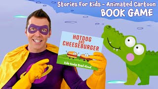 Silly Crocodile Hiding in Children's Book