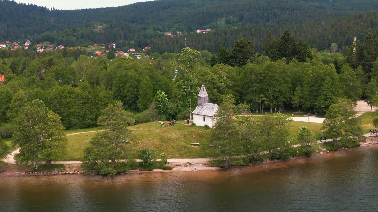 La Bresse-Hohneck and Xonrupt-Longemer (France) Drone video DJI Mavic 2 Zoom