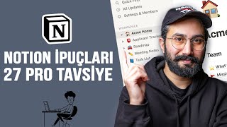 Notion İpuçları - Verimliliğinizi Arttıracak 27 Taktik