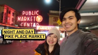 Night and Day at Pike Place Market // Nat and Max