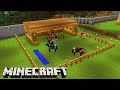 Minecraft: O NOVO ''ESTABULO'' dos CAVALOS! - Sobrevivendo com Lipão #95