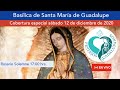 Rosario Solemne [Fiestas Guadalupanas 2020]