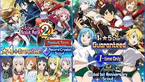 SAO MD - Guaranteed 5 Star Scout and Free Record Crystal Scout