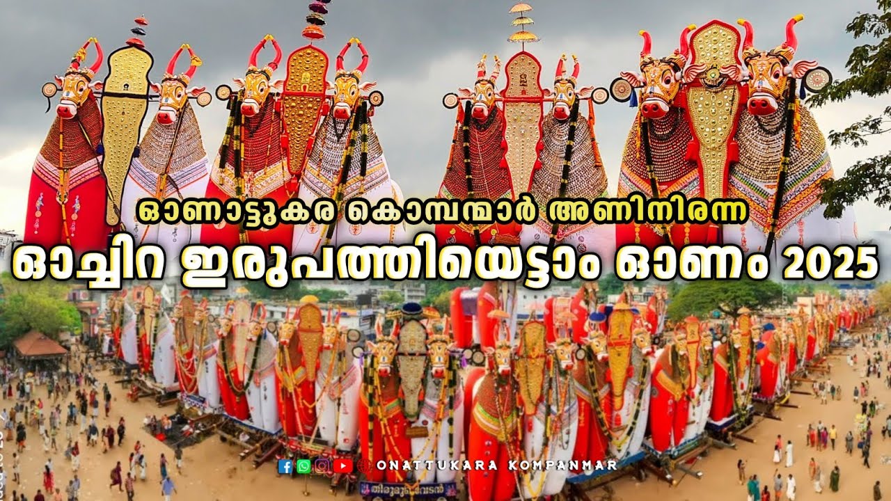 ഏഷ്യയിലെ ഏറ്റവും വലിയ കൊമ്പന്മാർ അണിനിരന്ന ഉത്സവം 😍🔥|Oachira Kalakettu2025| PART -2