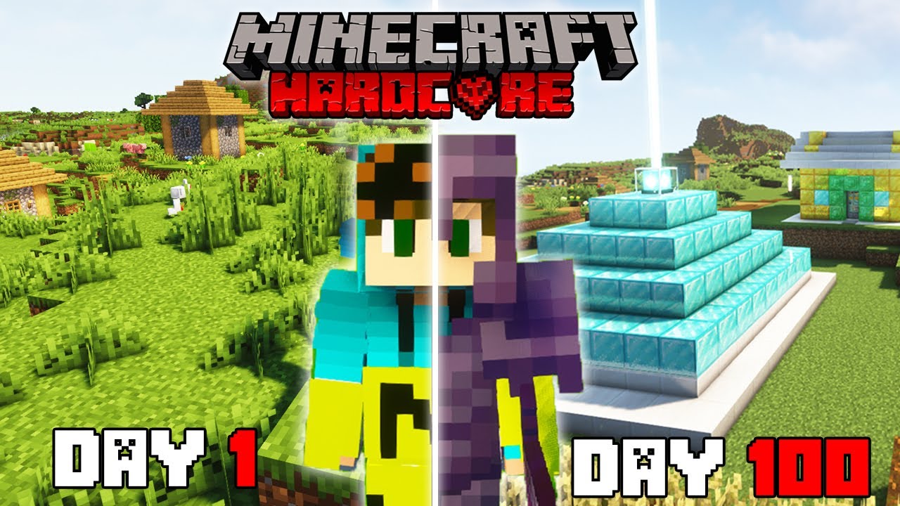 I Spent 100 Days Getting As Rich As Possible In Minecraft Hardcore