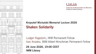 LUDGER HAGEDORN Shaken Solidarity