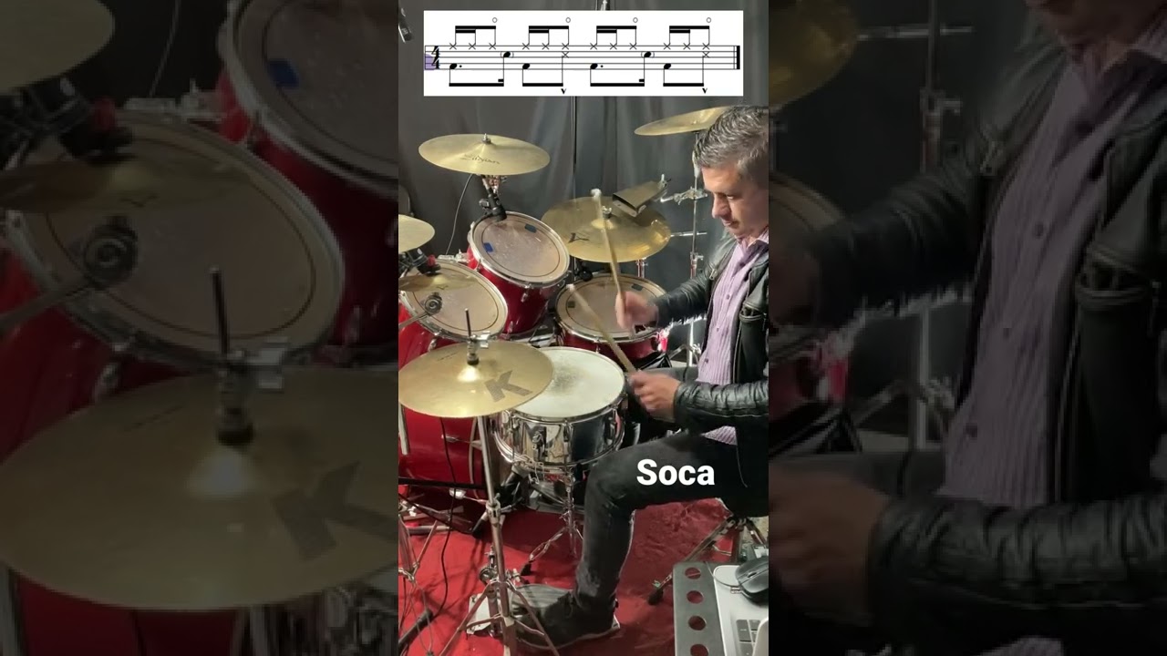 Watch Rhythm pf soca for drumset #drum #drummer #zildjian #drumset #soca #jamaica #colombia on YouTube Watch Rhythm pf soca for drumset #drum #drummer #zildjian #drumset #soca #jamaica #colombia on YouTube