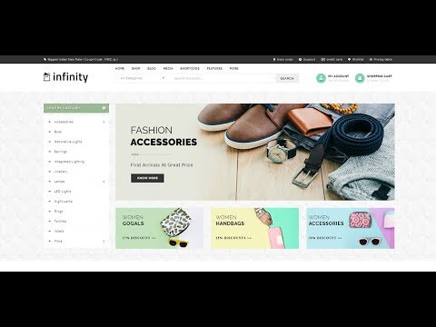 Infinity Woocommerce : Child Theme Installation (WCM020051)