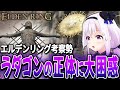 考察大好きVカルロピノ、ラダゴン像に隠された真実を知り大パニックに陥る【ELDEN RING】