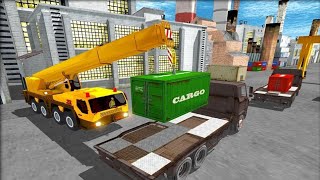 Heavy Crane Simulator Gameplay |  Construction Simulator Game 3d part 10 screenshot 4