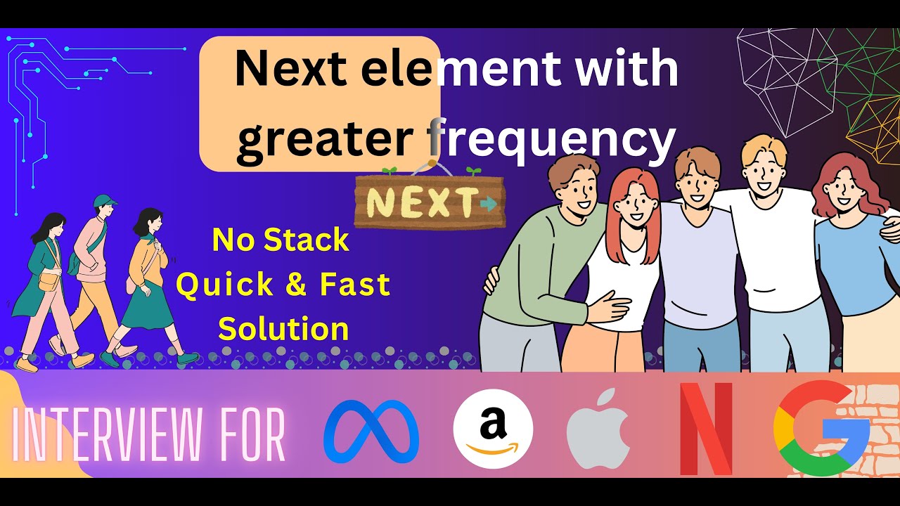 Next element with greater frequency