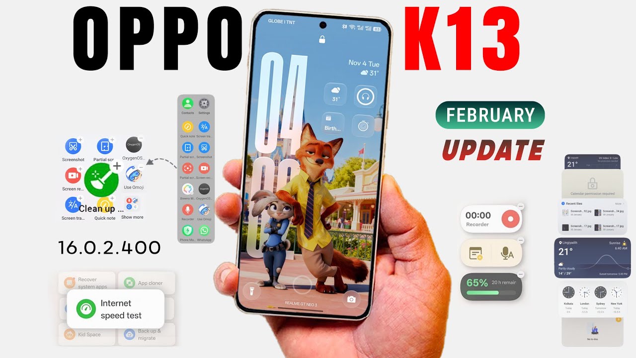 Oppo K13 5G ColorOS 16 Update 50+ Amazing Features | K13 Android 16 Update | Oppo K13 New Update🔥🔥