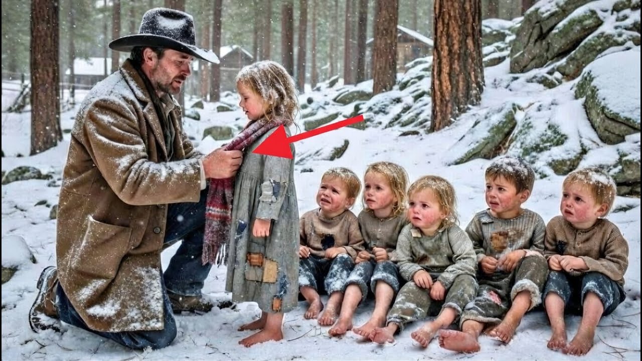 He Found Starving Children in a Blizzard — The Oldest Girl’s Words Shattered a Cowboy’s Heart