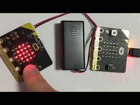 micro:bit：無線のテスト