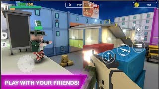 Block Gun: Gun Shooting - Online Fps War Game Android Gameplay screenshot 1