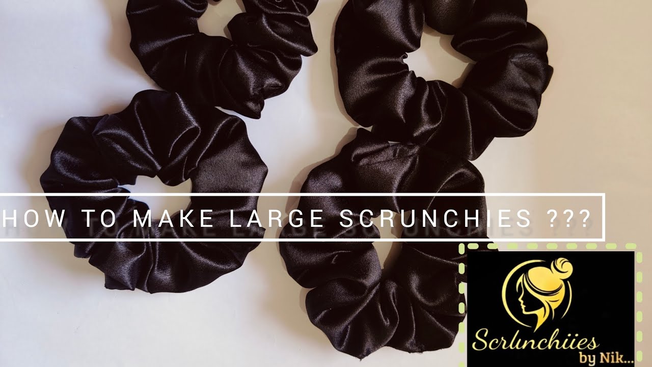 How to make Large Scrunchies???||DIY of Large size scrunchies||