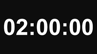 2 Hour Timer - No Alarm - 8K