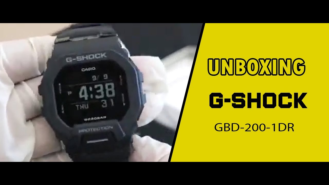 UNBOXING JAM TANGAN CASIO G-SHOCK GBD 