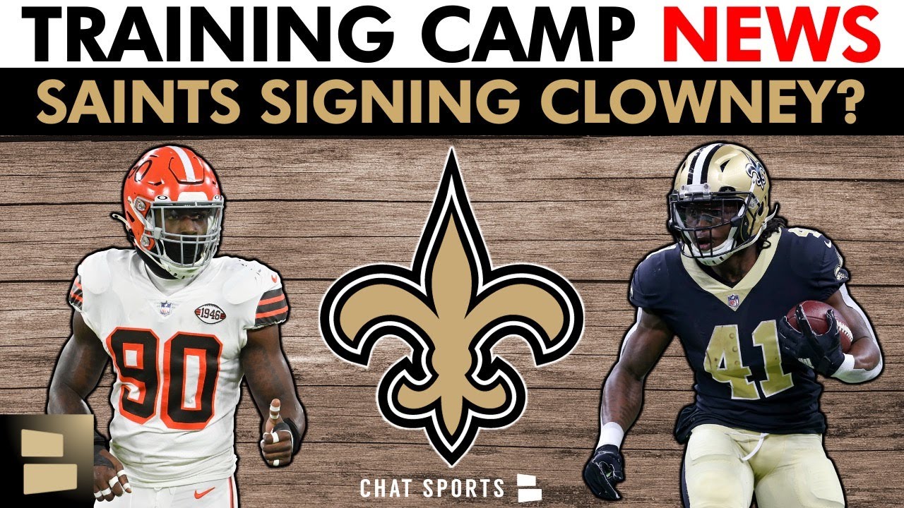 New Orleans Saints Training Camp Dates Announced + Saints News On Alvin Kamara & Jadeveon Clowney