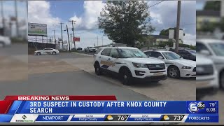 Third suspect in custody after Knox County search