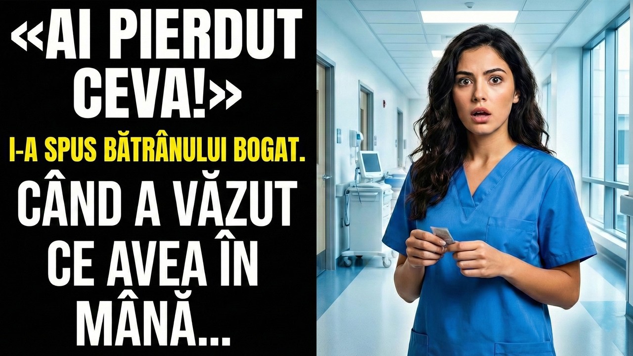 Ați scăpat asta, i-a spus femeia de serviciu pacientului, întinzându-i tocul. Văzând ce era înăuntru