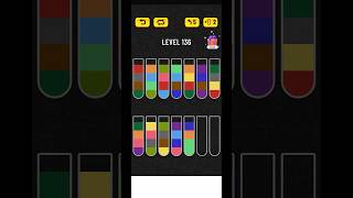 Water Sort Puzzle Level 136 Walkthrough #shorts #watersortpuzzle