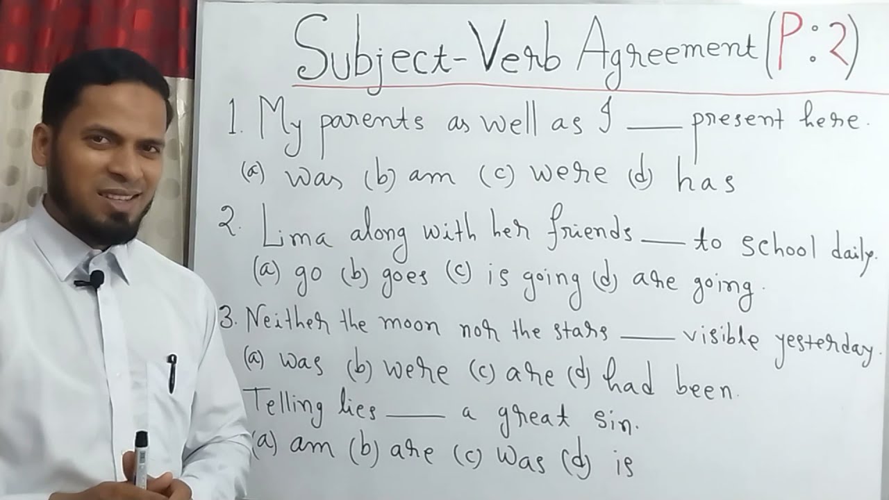 Subject Verb Agreement ll Shortcut Rules ll English Grammar.