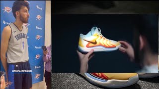 Chet Holmgren about his Nike's new KD 17 commercial with Kevin Durant