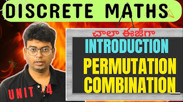 DISCRETE MATHS|Permutations & Combinations|#discrete_maths #permutations_combinations #elementary