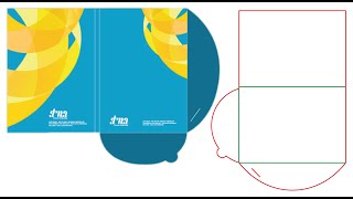 How to Make Folder Die cut / Dieline Without Gluing Tutorial on Adobe Illustrator