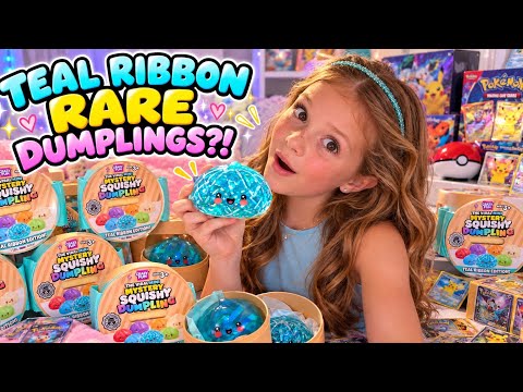 I Got TEAL RIBBON DUMPLINGS! 🩵💙 RARE SURPRISE! 😱 #viral #video #trending #trend #fyp #funny #comedy