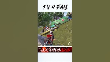 1 v 4 fail #pubgmobile  #shorts  #bgmi   #viralshorts  #gaming