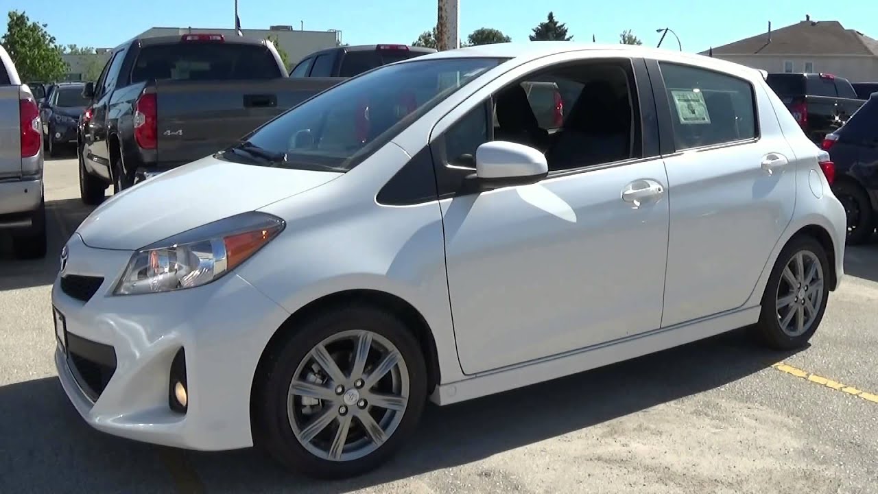 2014 Toyota Yaris SE Review, Start up and Walkaround - YouTube