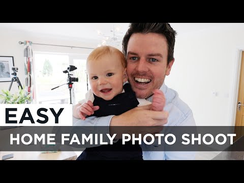 EASY family home photo shoot tips & settings. ISO-lation challenge!