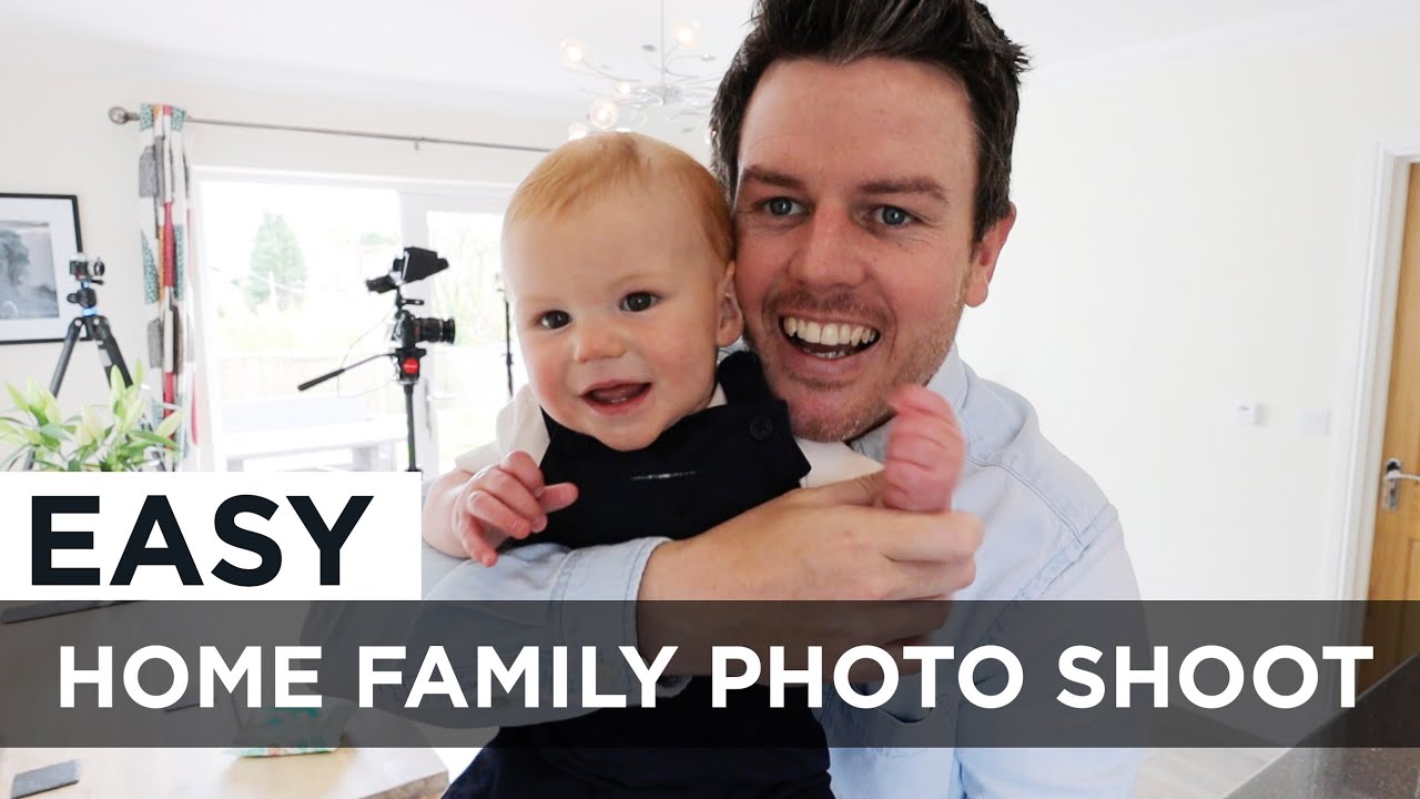 EASY family home photo shoot tips & settings. ISO-lation challenge!
