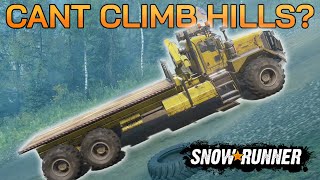 Kenworth 963 cant climb hills.... Or can it? SnowRunner Season 10