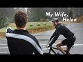 Racing my wife up a hill bike rider vs runner