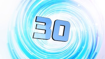 Stripes number reveal counting 0 - 30 | Copyright FREE Counting Number Clip