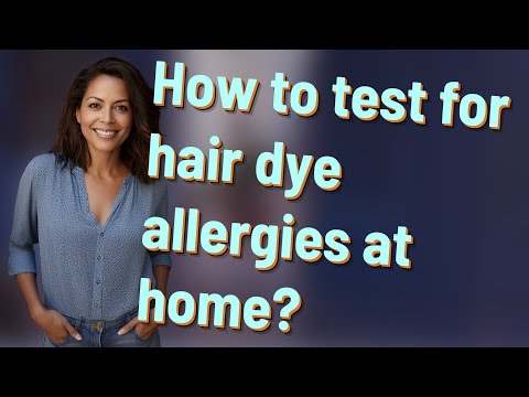 How to test for hair dye allergies at home?