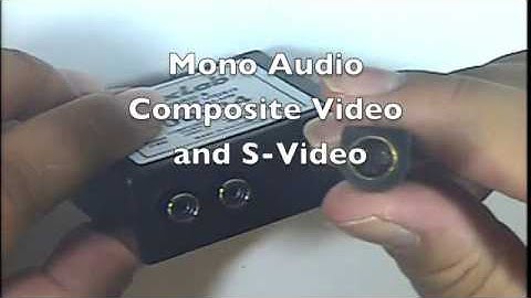 500034 S-Video, Composite Video + Audio Balun