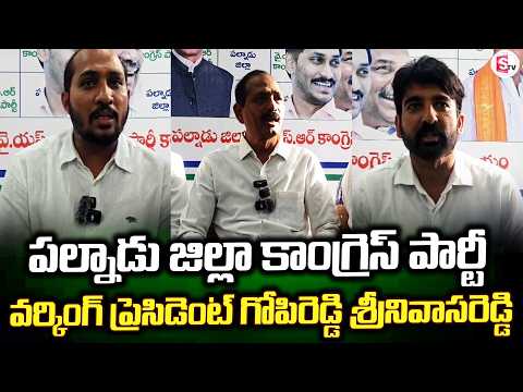 పల్నాడు జిల్లా కాంగ్రెస్ పార్టీ వర్కింగ్ ప్రెసిడెంట్ | Pressmeet | Palnadu Updates@SumanTV-Palnadu