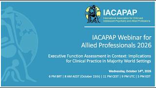 IACAPAP Webinar for Allied Professionals 2026 (14 October 2026)