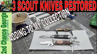 Epic Scout Restoration: The Story of 3 Vintage Knives - Well 2 anyway