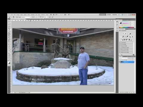 Photoshop tutorial cut paste and warp