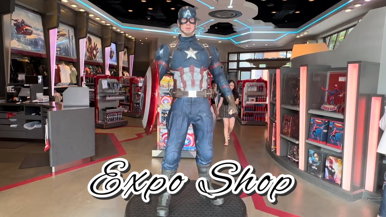 HK Disneyland 商店推介😍😍 | Expo Shop |Marvel商品🛍️ | Captain America Display 😎| 史達科技旗艦店| Iron Man Display￼