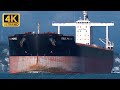 Massive ships maneuvers at bosphorus  no music natural sound