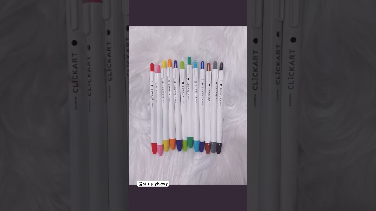 Loving my new Zebra ClickArt marker pens 🥰✨